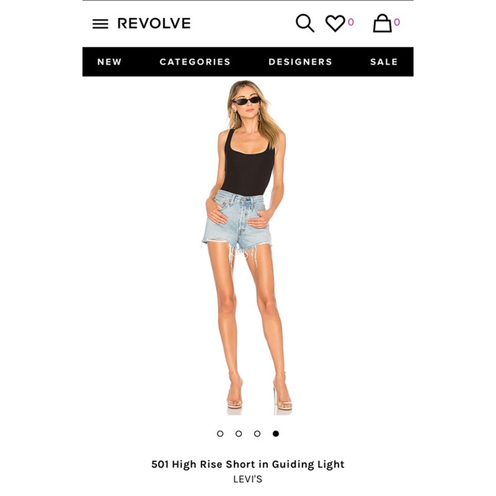 Brand New Levi’s 501 High Rise Denim Shorts l